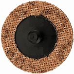 Quick-Change Disc: Roloc TR, 2" Dia, Silicon Carbide, Non-Woven - Brown, Non-Woven-Backed, 25000 RPM, Series SC-DR