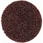 Quick-Change Disc: Roloc TR, 2" Dia, Aluminum Oxide, Non-Woven - Maroon, Non-Woven-Backed, 25000 RPM, Series SC-DR