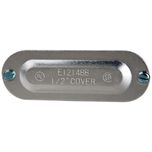 1/2" Trade, Aluminum Conduit Body Cover PlateUse with Series 5 Conduit Outlet Bodies