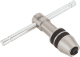 #12 to 1/2" Tap Capacity, T Handle Tap Wrench - 3-3/4" Overall Length
