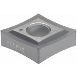 Turning Insert: CNGP431 KC5010, Carbide - TiAlN Finish, Neutral, 12.90 mm Long, 80.00 deg C - Diamond (Rhombic) 80-Deg, Series KENLOC