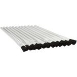 13/16" Long x 1/2" Wide Horsehair Acid Brush - 6-1/8" Overall Length, Tin Handle, For Use with Flux & Solvents