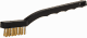 Welder Brush: 3 Row, 7 Column, Brass - Plastic Handle, Toothbrush Handle