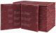Hand Sanding Pad: Non-Woven, Aluminum Oxide, Very Fine Grade, Maroon - 6" Wide, 9" Long, Rectangle, Series 7447 PRO