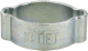 2-Ear Clamp: 5/8" - 8 mm Band Width, 1.2 mm Thick, Carbon Steel