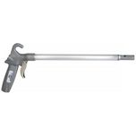 Air Blow Gun: Safety Extension Tube, Pistol Grip - 1/4 NPT, 12" Tube, Aluminum