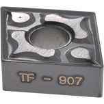 Turning Insert: CNMG431TF IC907, Carbide - TiAlN Finish, 12.90 mm Long, 80.00 deg C - Diamond (Rhombic) 80-Deg, Series Isoturn