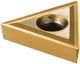 Turning Insert: TT321 TCN55, Carbide - TiN, TiC, TiCN & TiN Finish, 0.3750" Inscribed Circle, 0.0156" Corner Radius, 60.00 deg T - Triangle