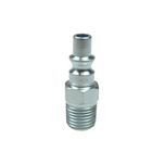Pneumatic Hose Coupling: 1/4" Thread, 1/4" Body Dia, ARO Interchange - Steel