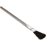 3/8" Wide, 3/4" Bristle Length, Horsehair Acid Brush - 6" Overall Length, Tin Handle