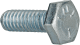 Hex Head Cap Screw: 1/4-20, 3/4" Length Under Head, Grade 5 Steel, Zinc Finish - Fully Threaded, 7/16" Hex, 3800 lb Tensile Strength, ASME B18.2.1