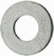 3/8" Screw USS Flat Washer: Grade 1010 Steel, Zinc - 7/16" ID, 1" OD, 5/64" Thick