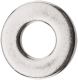 1/4" Screw Standard Flat Washer: Grade 18-8 Stainless Steel, Bright/Uncoated - 9/32" ID, 5/8" OD